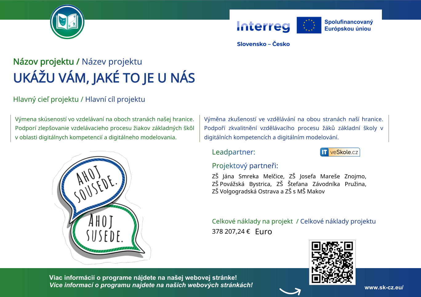 Leták Ukážu vám, jaké je to u nás