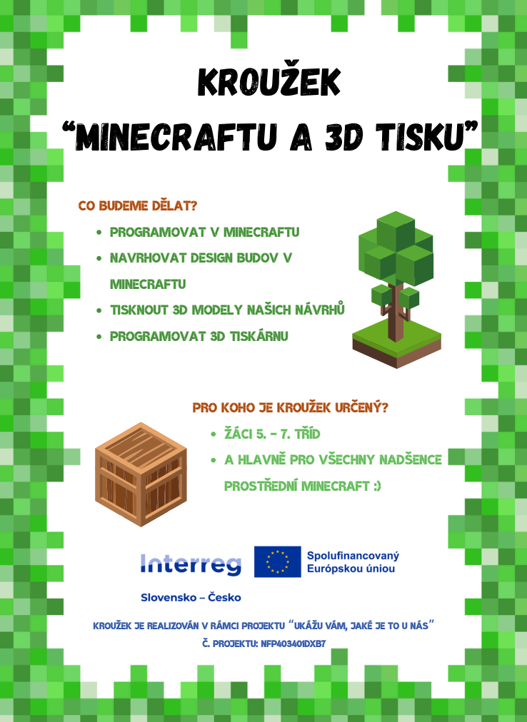 Plakát Kroužek Minecraftu